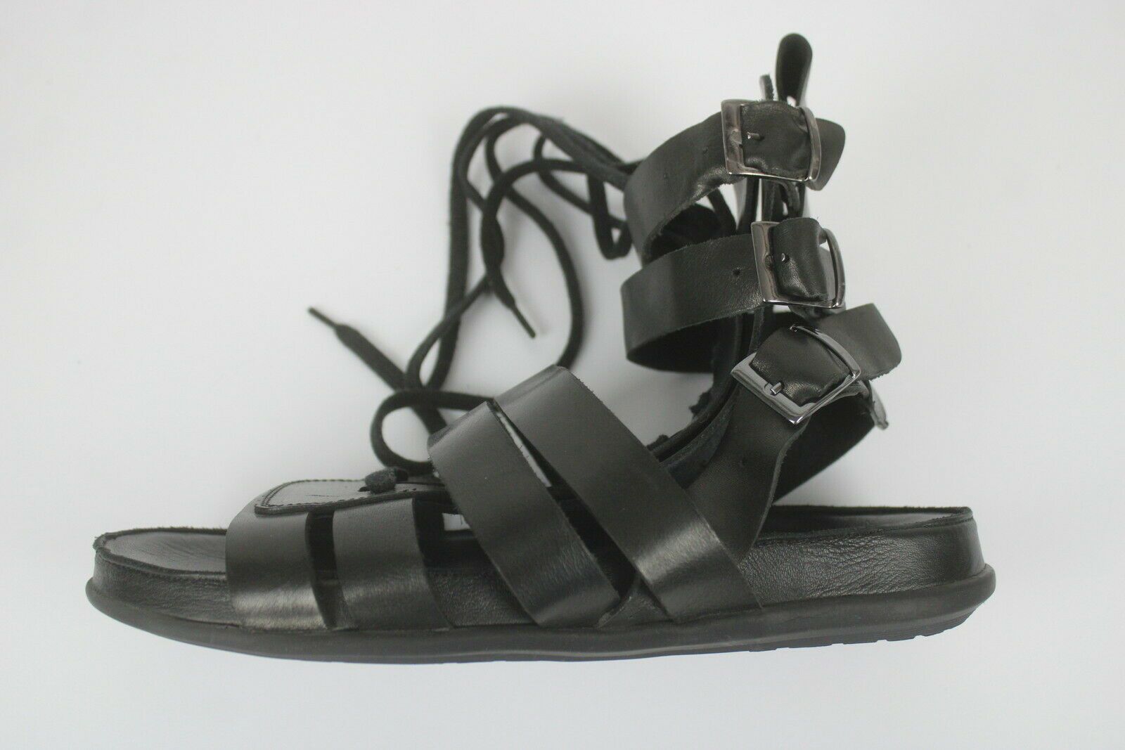 Army Of Me ARMY OF ME Gladiator Leather Buckled Ankle Sandals 6118* Size US 9 / EU 42 - 1 Thumbnail