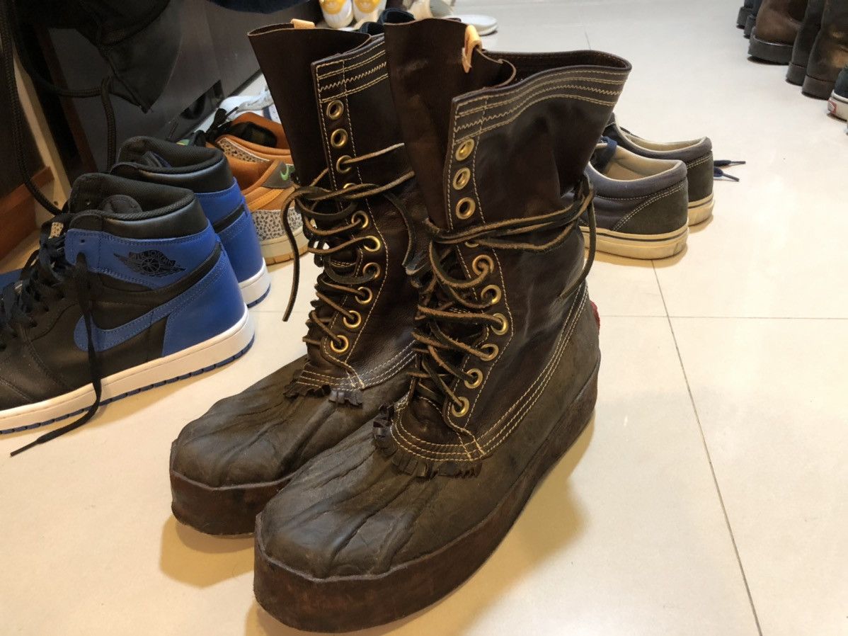 Visvim Visvim F.I.L Handmade Decoy Duck Boots Alu-Folk US10 | Grailed