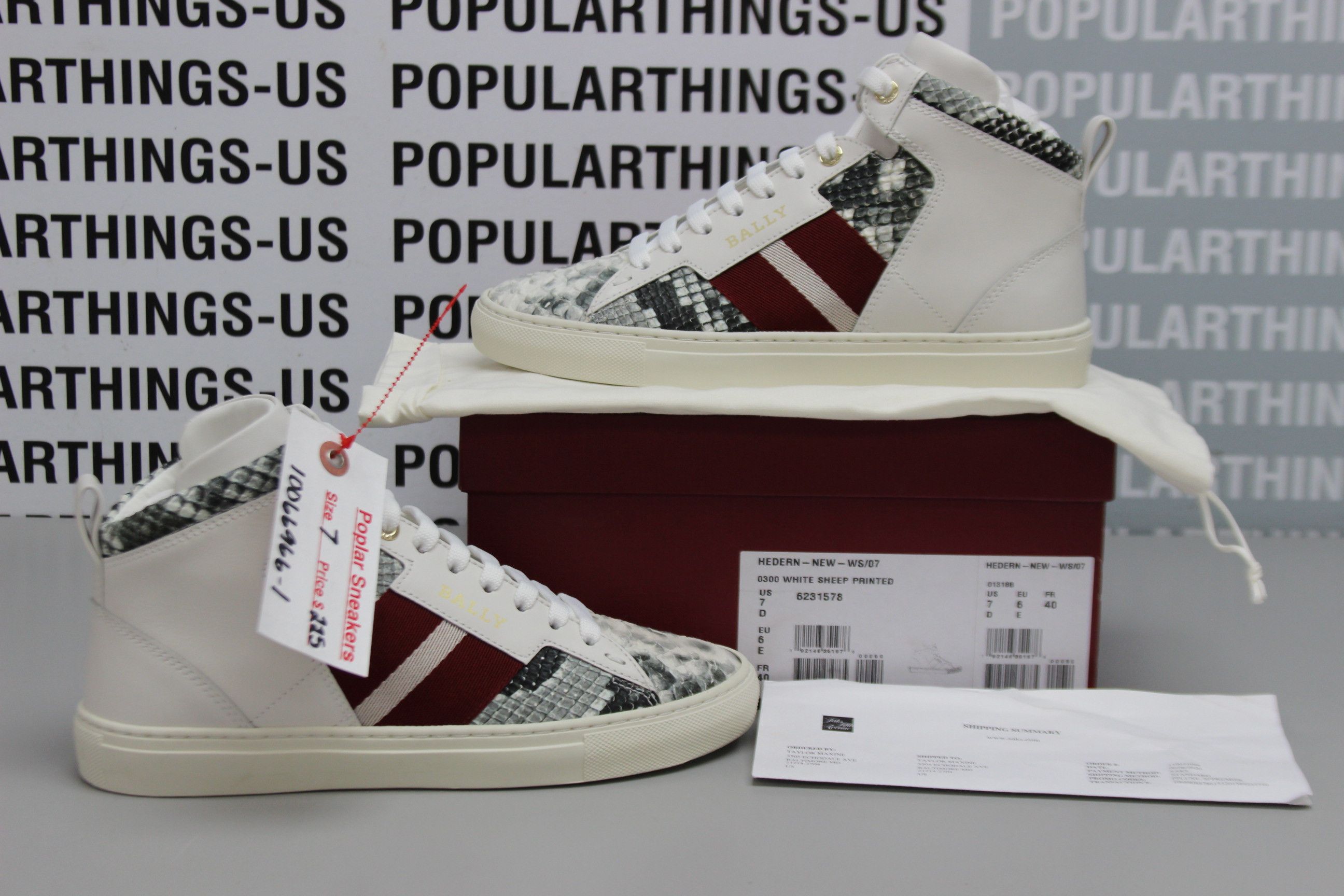Bally hedern sneakers clearance