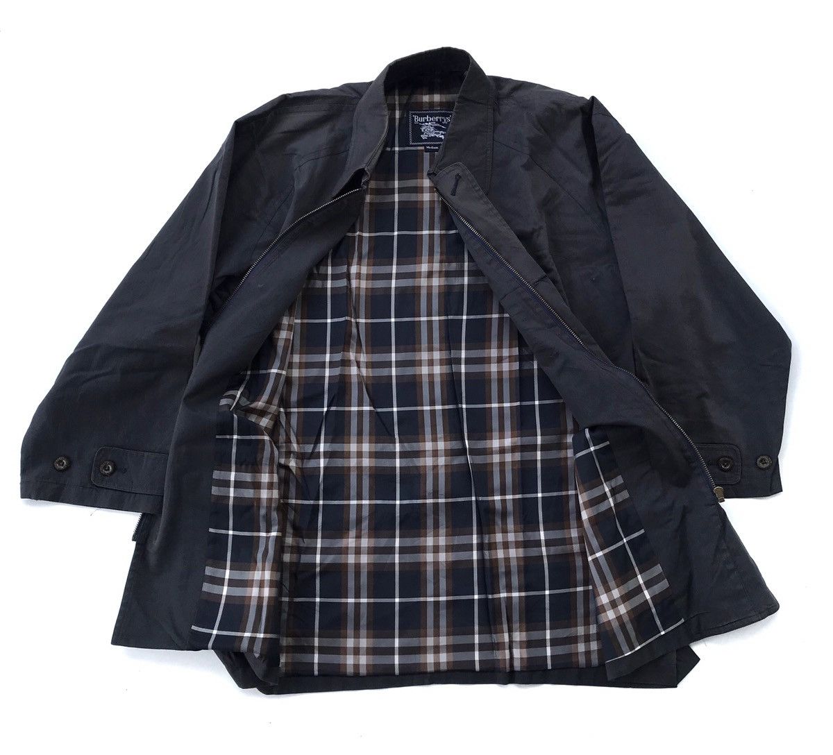 Burberry × Burberry Prorsum Vintage Burberrys Coats Light Jacket Size US L / EU 52-54 / 3 - 1 Thumbnail