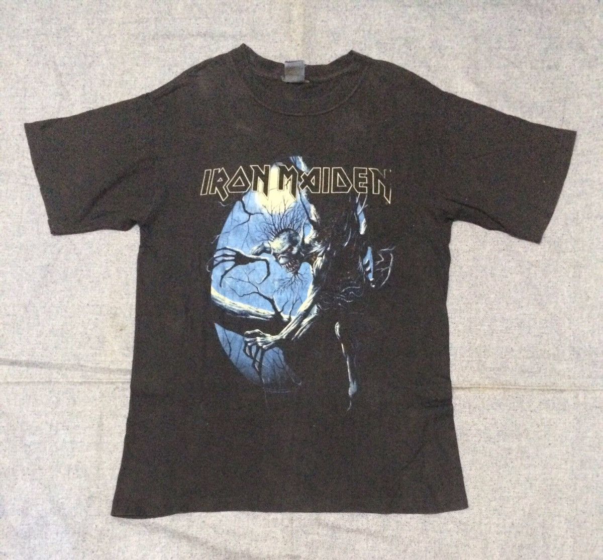 Iron Maiden × Vintage VINTAGE T-SHIRT IRON MAIDEN FEAR IN THE DARK RARE Size US L / EU 52-54 / 3 - 2 Thumbnail