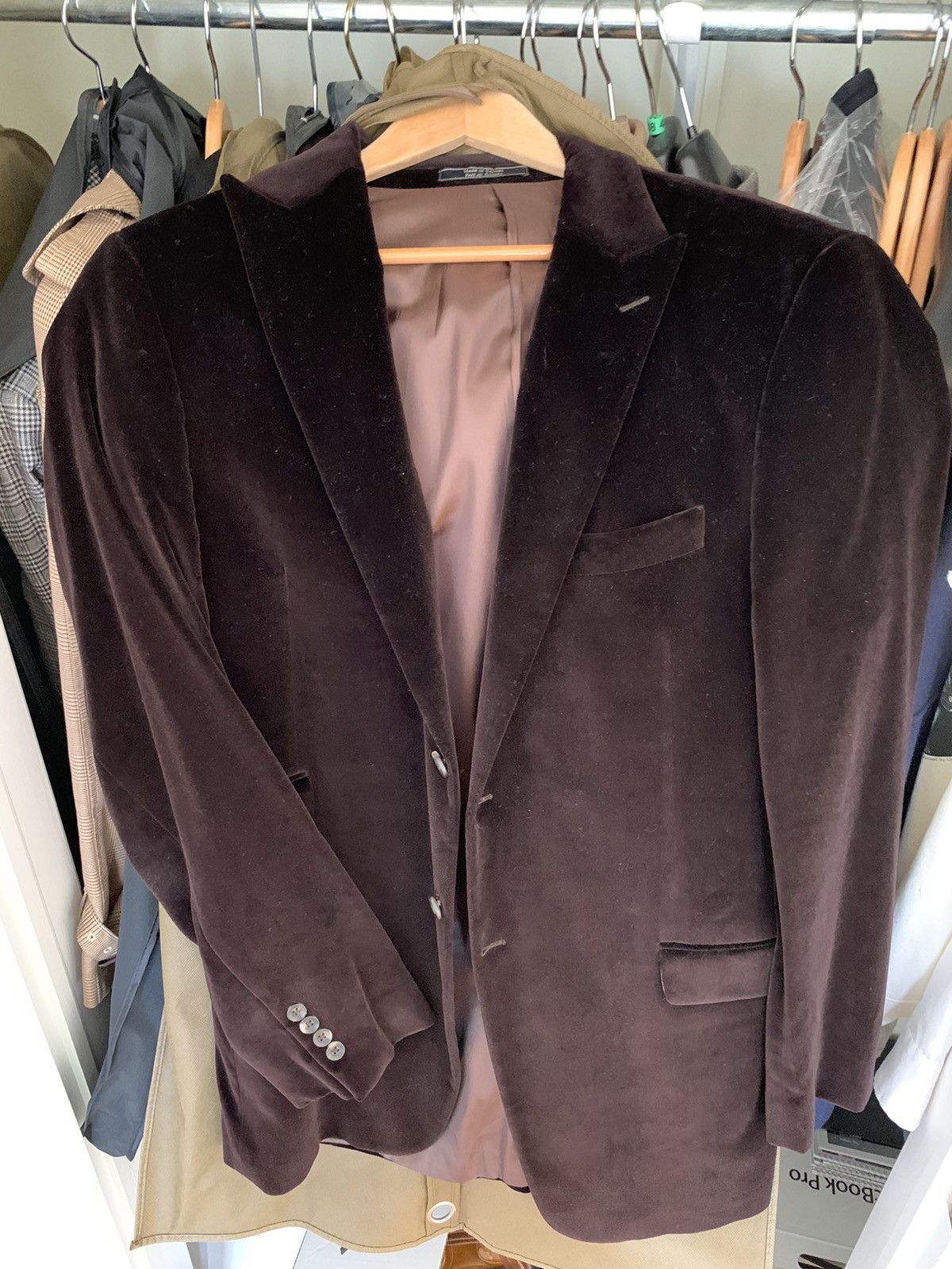 Arnold Brant Purple Arnold Brant Velvet Blazer 42T Grailed