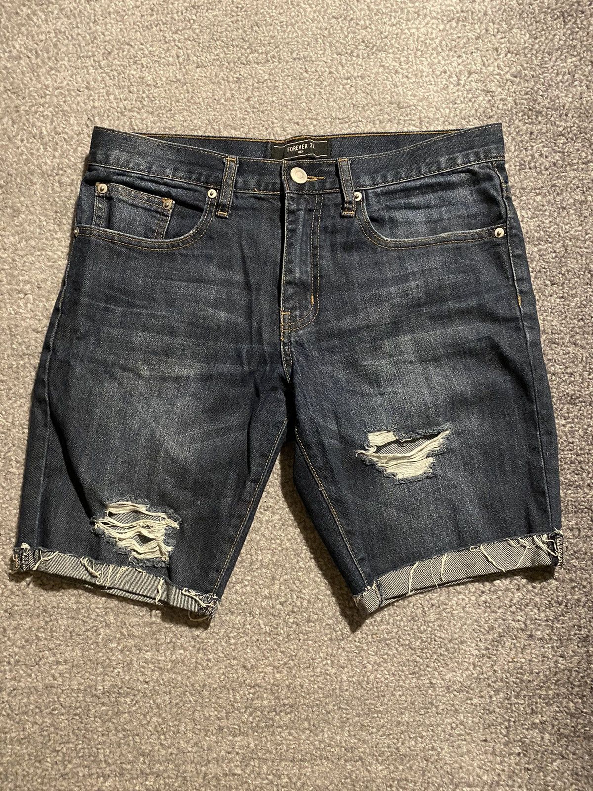 Forever 21 mens jean shorts clearance