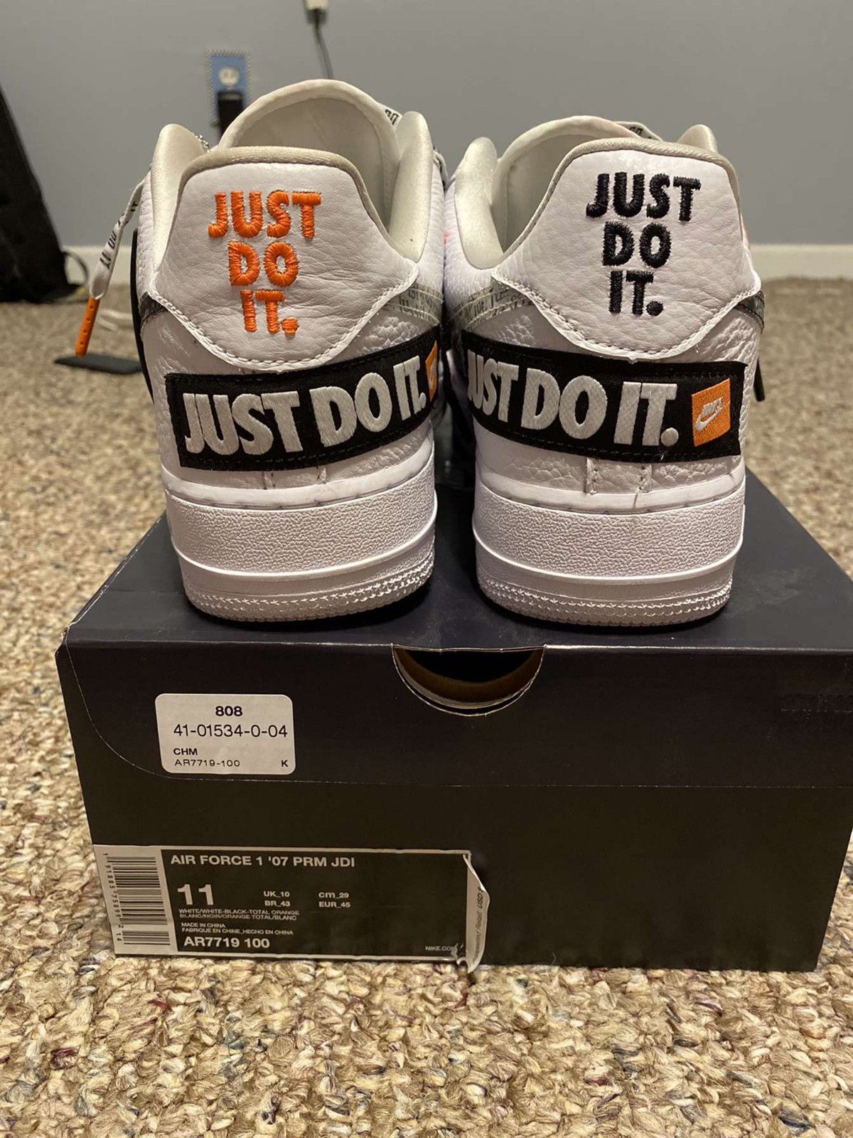 Jordan Brand × Nike Air Force 1 Low 07 PRM Just Do It 2018 | Grailed