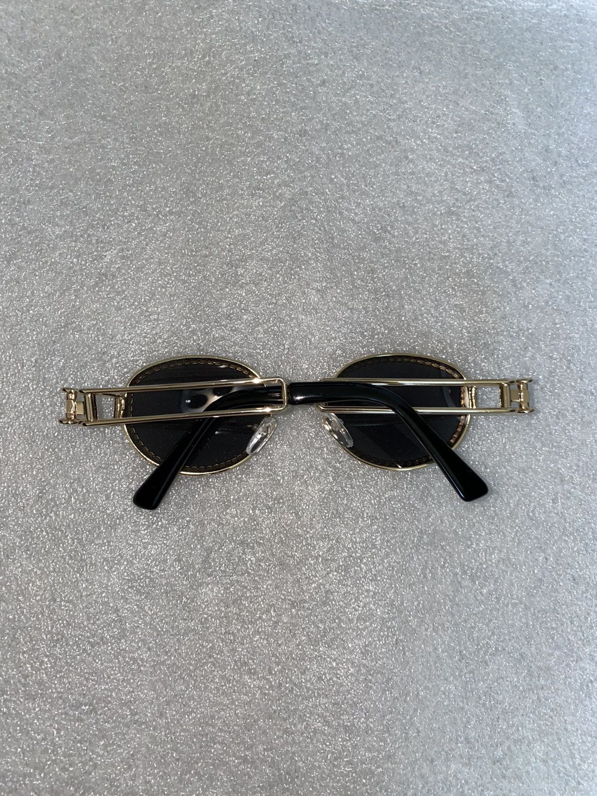 Iceberg Iced out pearls black & gold round steampunk sunglasses Size ONE SIZE - 2 Thumbnail