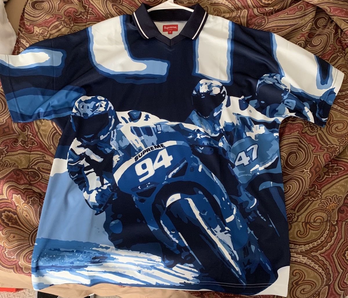 Supreme shops Racing Soccer Jersey ss20 size Large L brand new