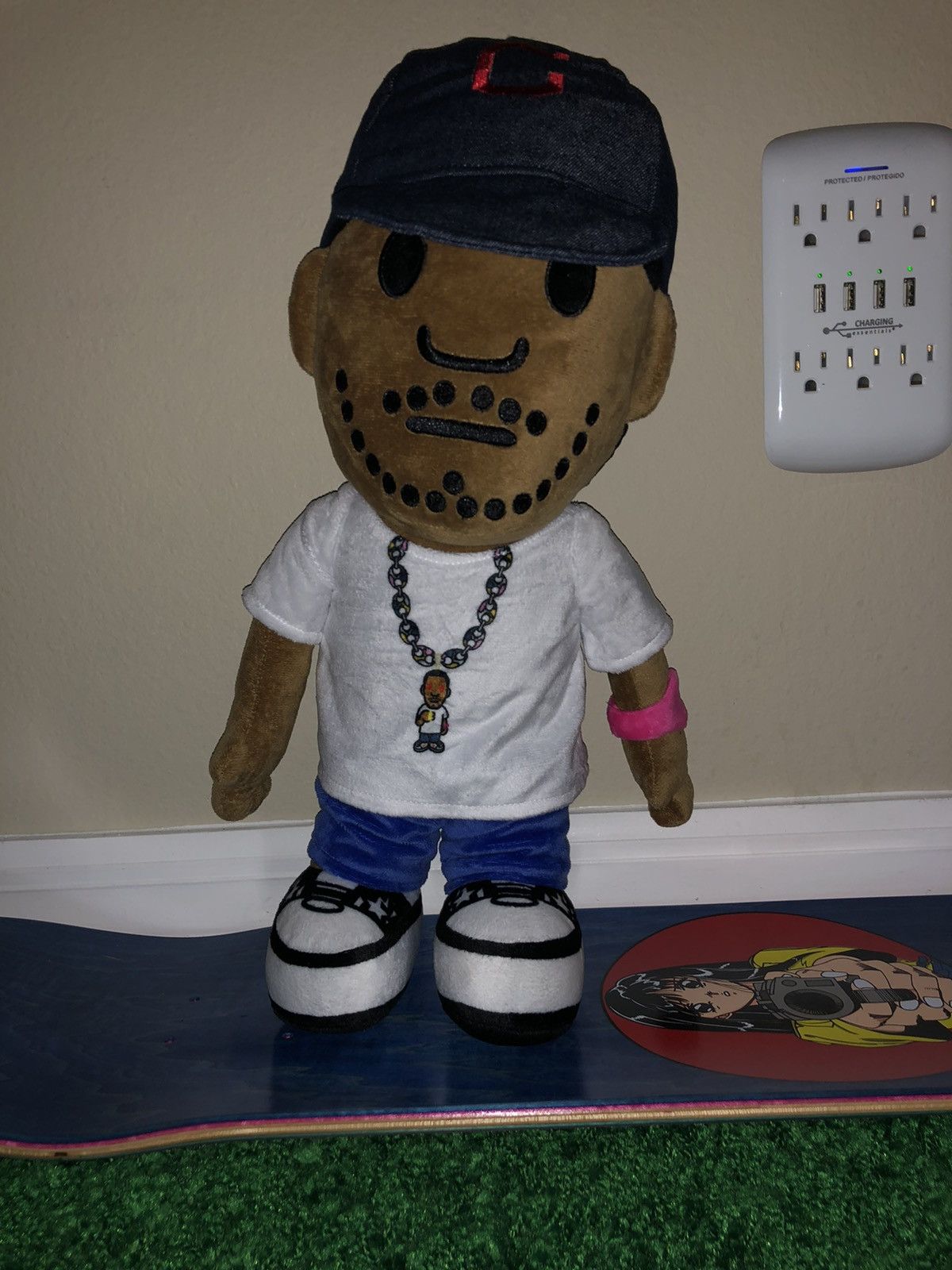 Darien Bruze × Kid Cudi × Kids See Ghosts Mister Rager Plush Figurine ...