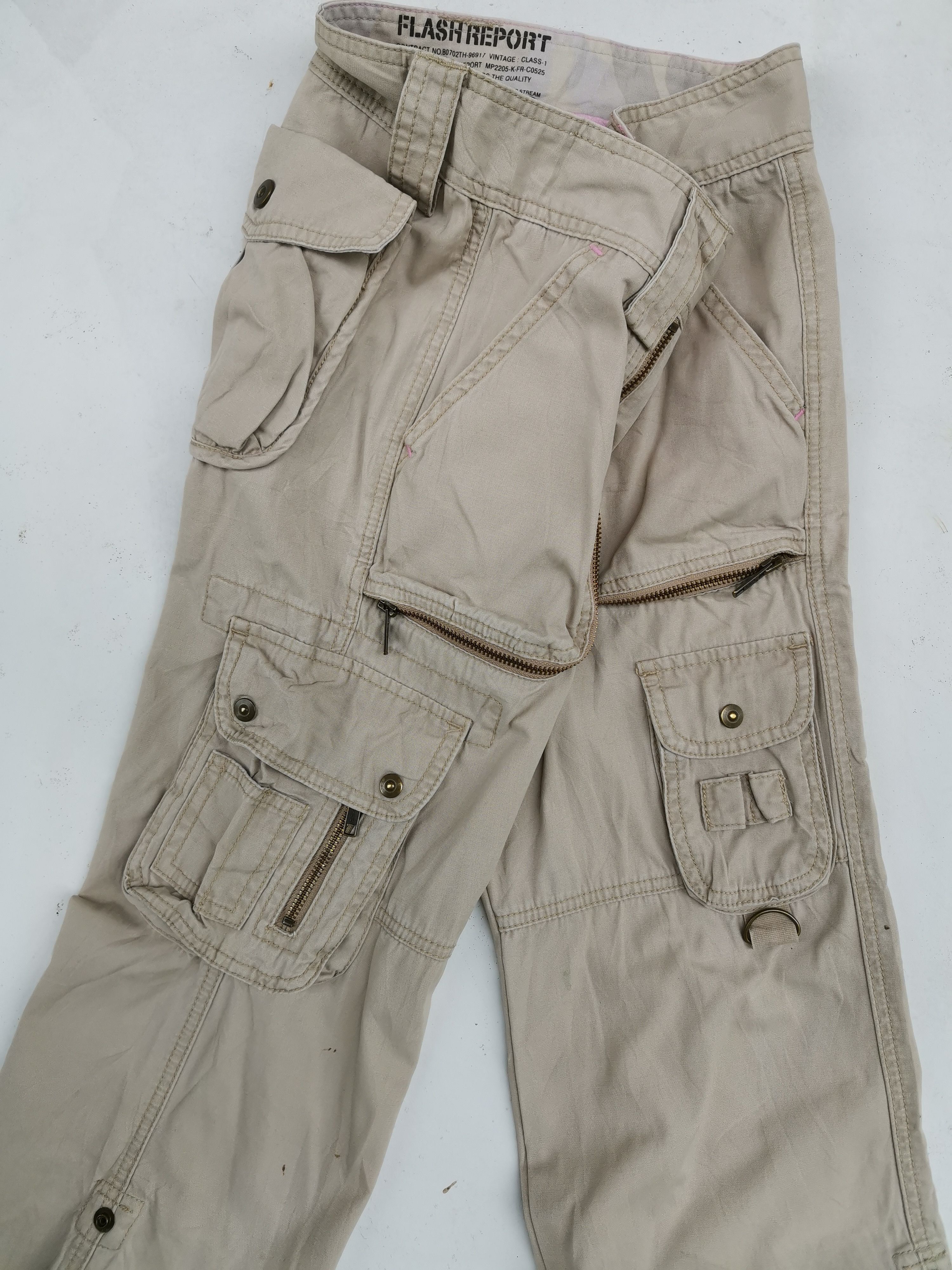 Other Rare Flash Report Tactical Cargo Multipocket Pants Size US 30 / EU 46 - 3 Thumbnail