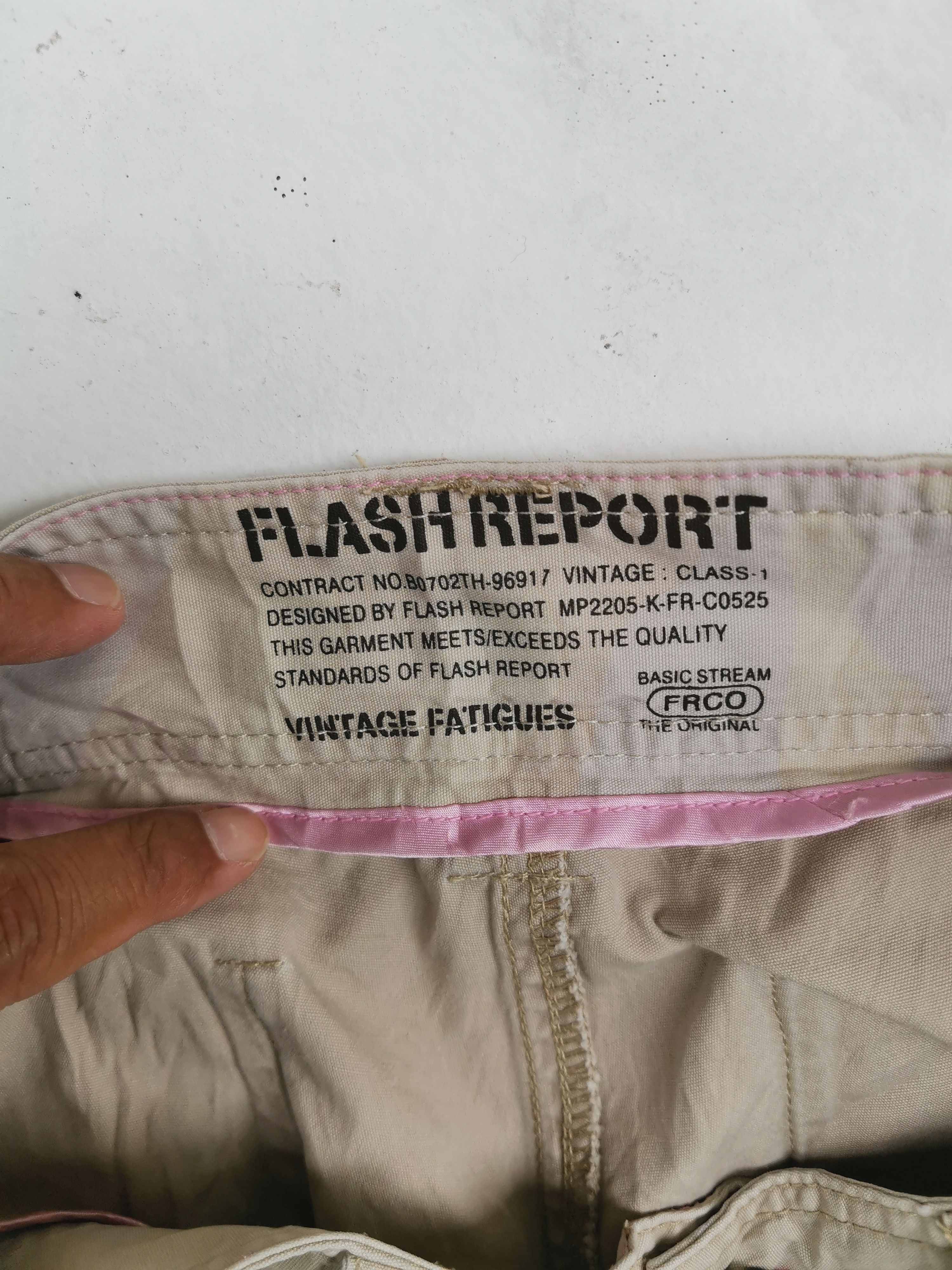 Other Rare Flash Report Tactical Cargo Multipocket Pants Size US 30 / EU 46 - 9 Thumbnail