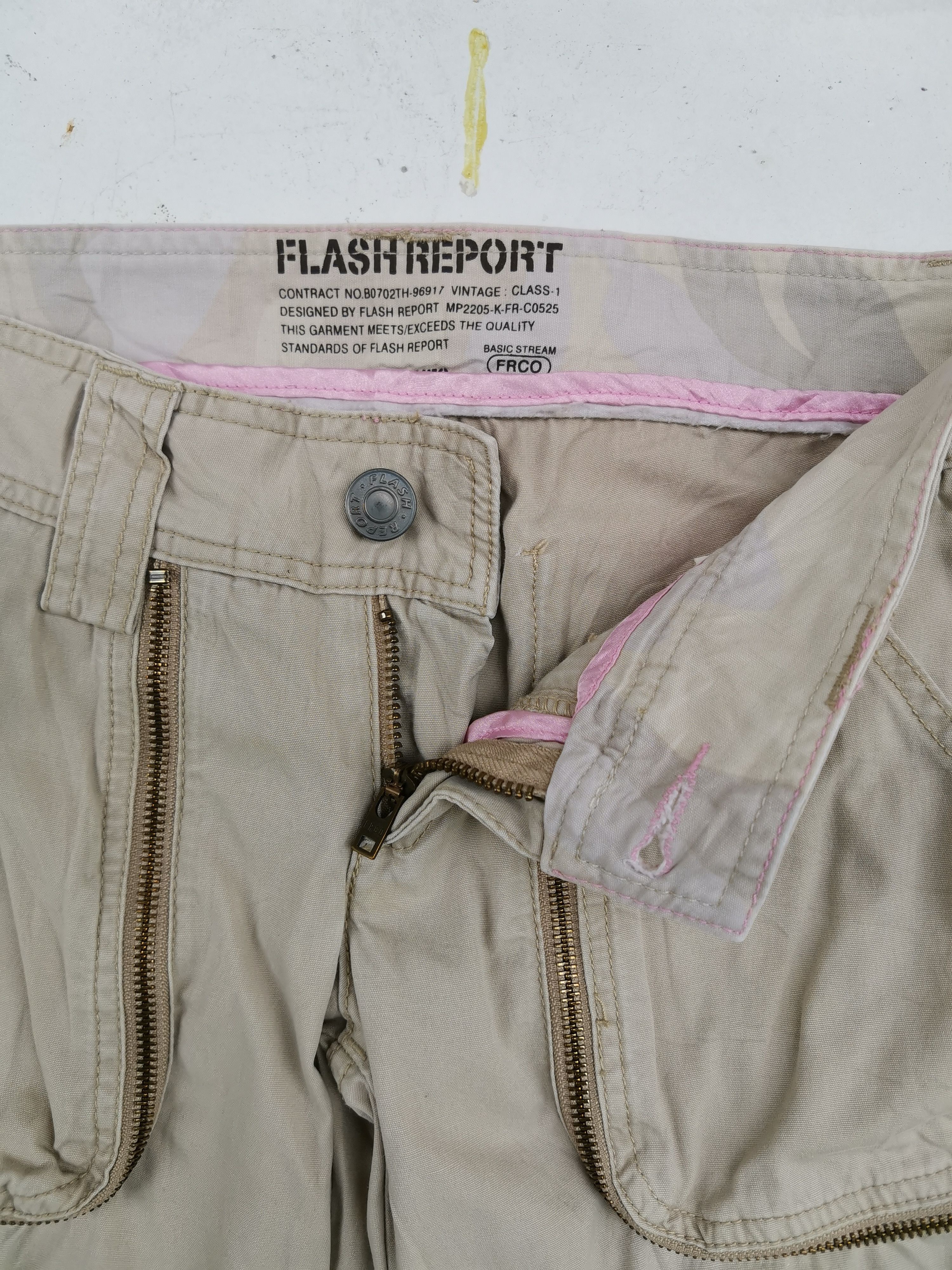 Other Rare Flash Report Tactical Cargo Multipocket Pants Size US 30 / EU 46 - 6 Thumbnail