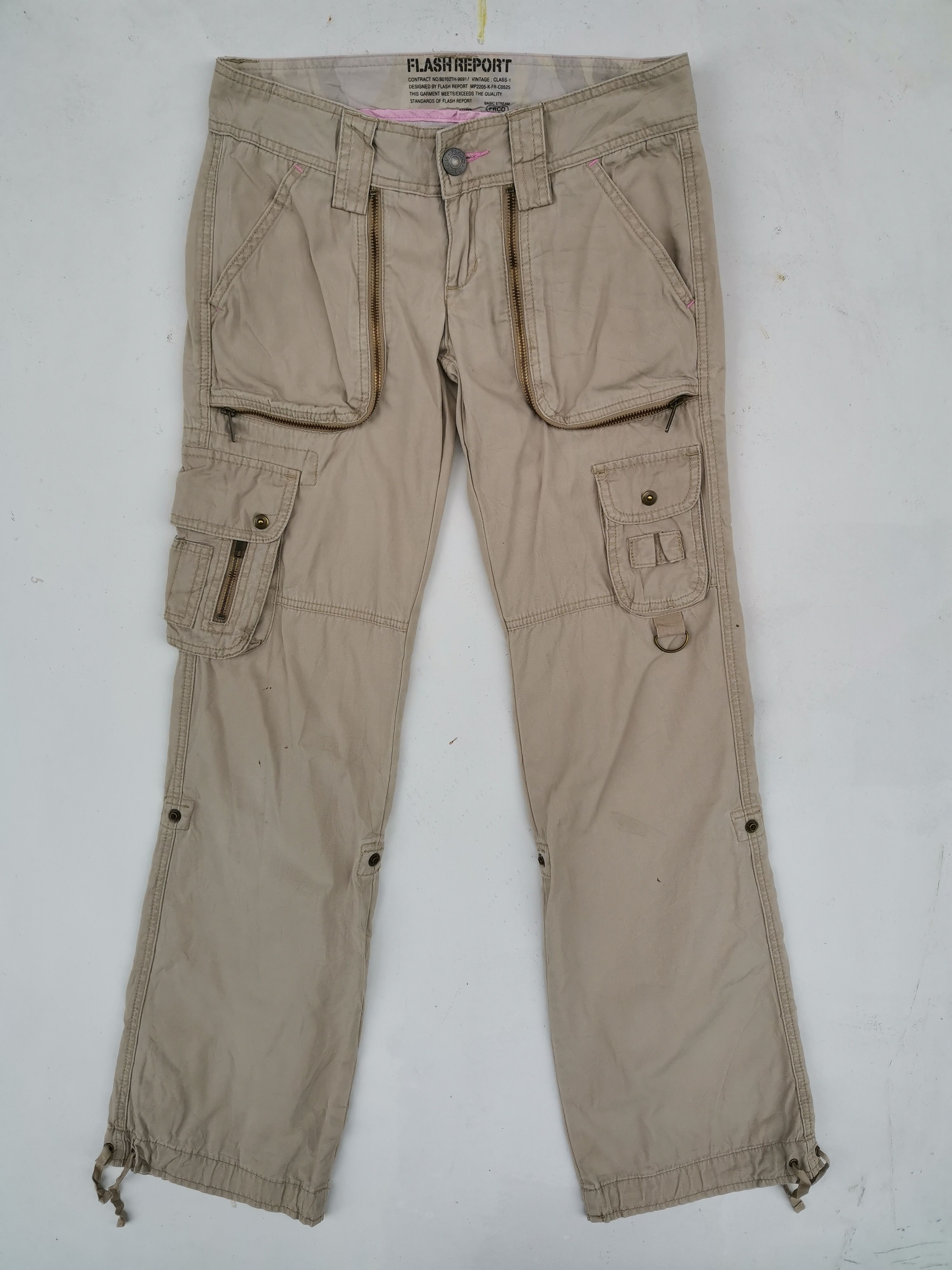 Other Rare Flash Report Tactical Cargo Multipocket Pants Size US 30 / EU 46 - 1 Thumbnail