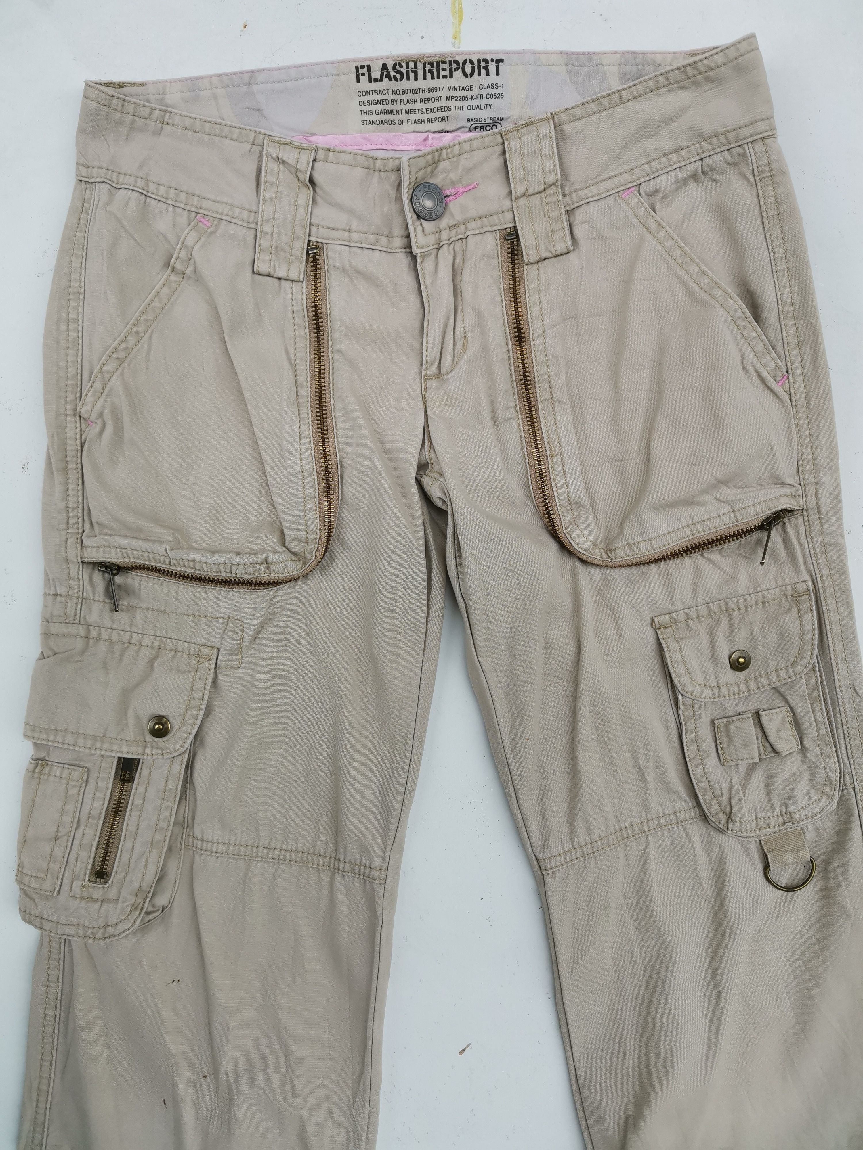Other Rare Flash Report Tactical Cargo Multipocket Pants Size US 30 / EU 46 - 7 Thumbnail