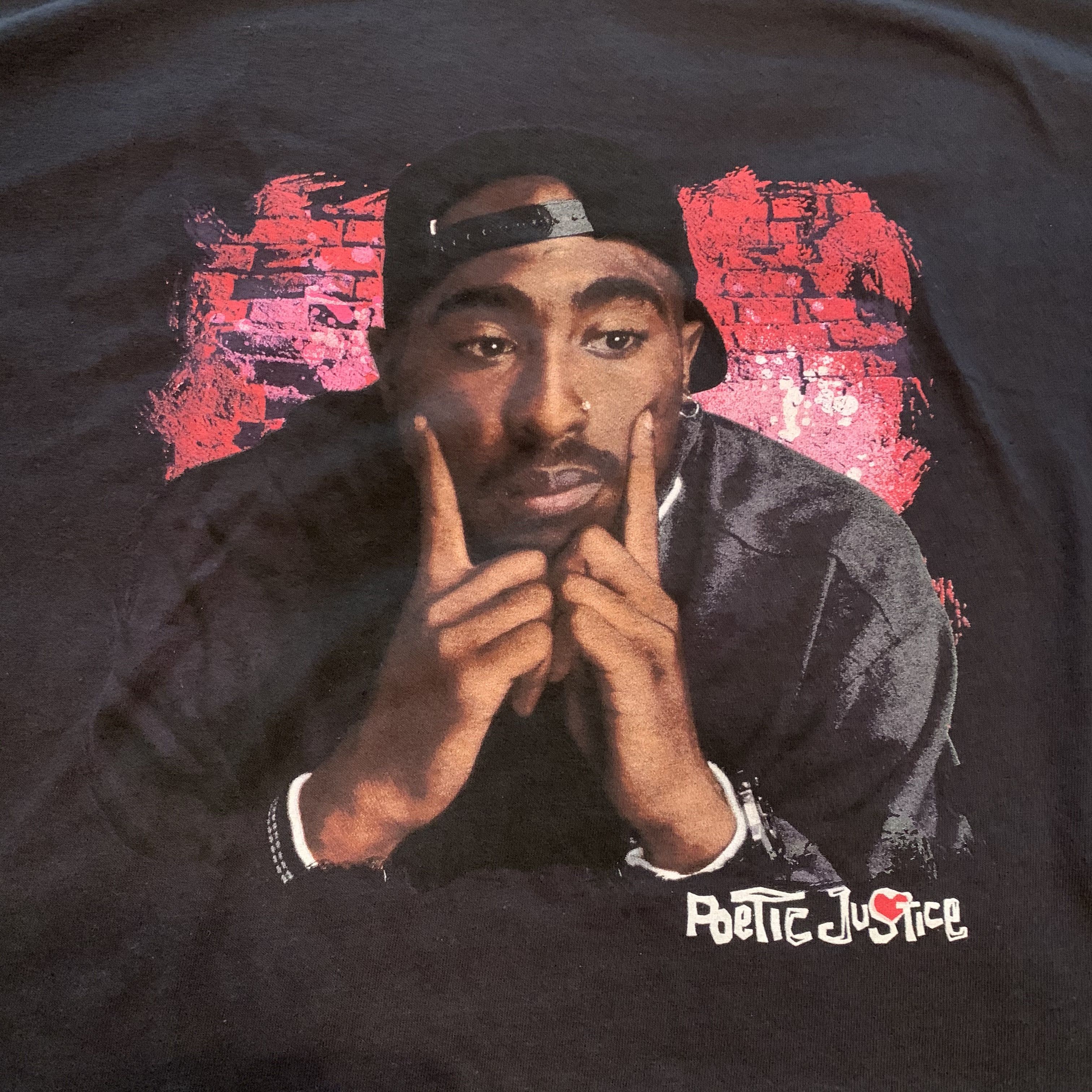 Rap Tees Deadstock 2pac Poetic Justice Tee Size US XXL / EU 58 / 5 - 2 Thumbnail