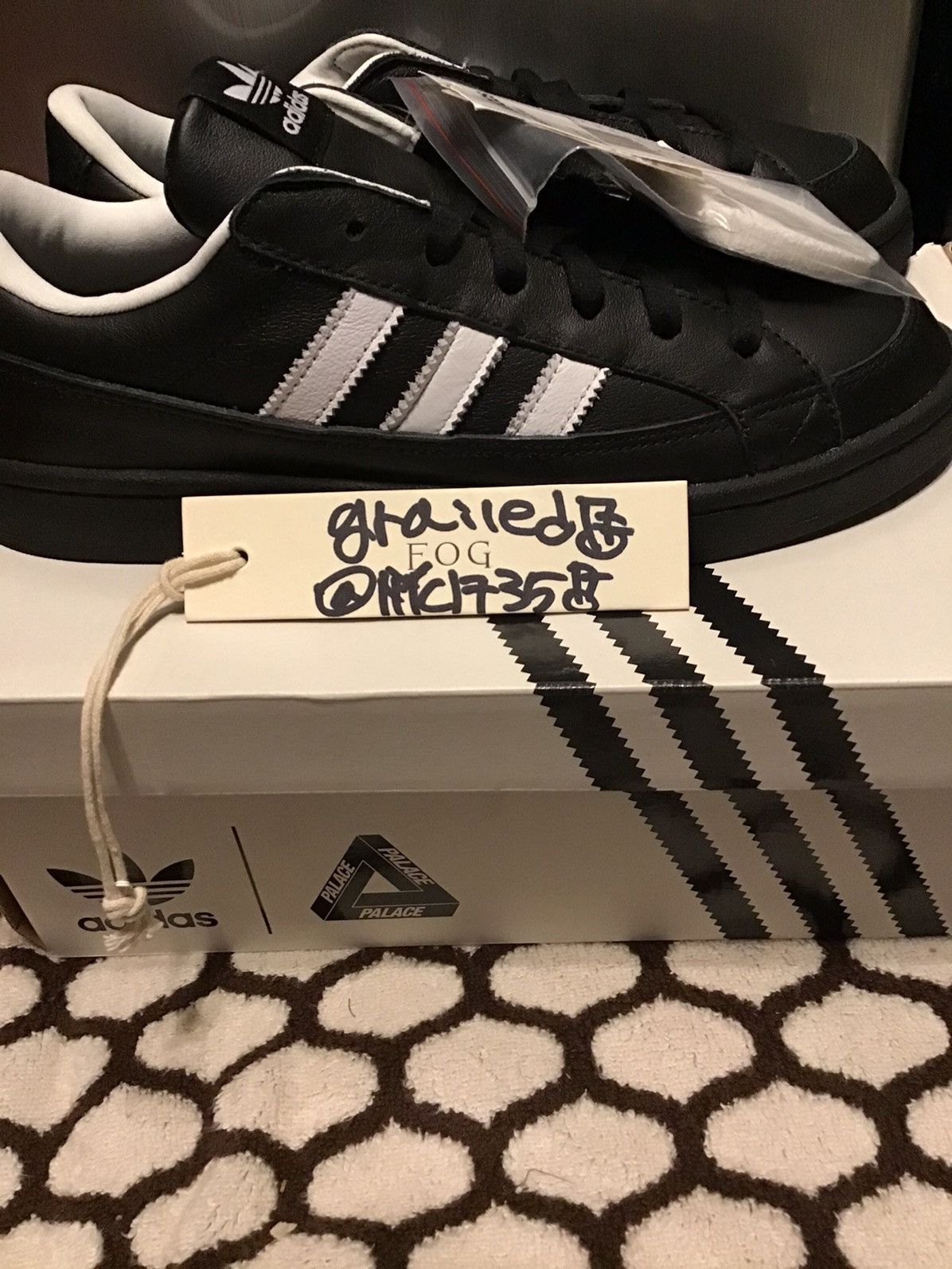 Adidas Palace x Campton Black 2018 Grailed