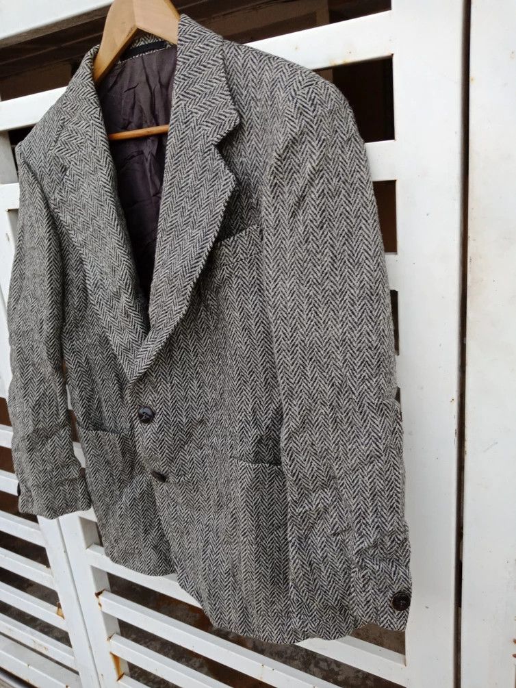 Harris Tweed Harris Tweed Gray Wool Blazer Size US M / EU 48-50 / 2 - 4 Thumbnail