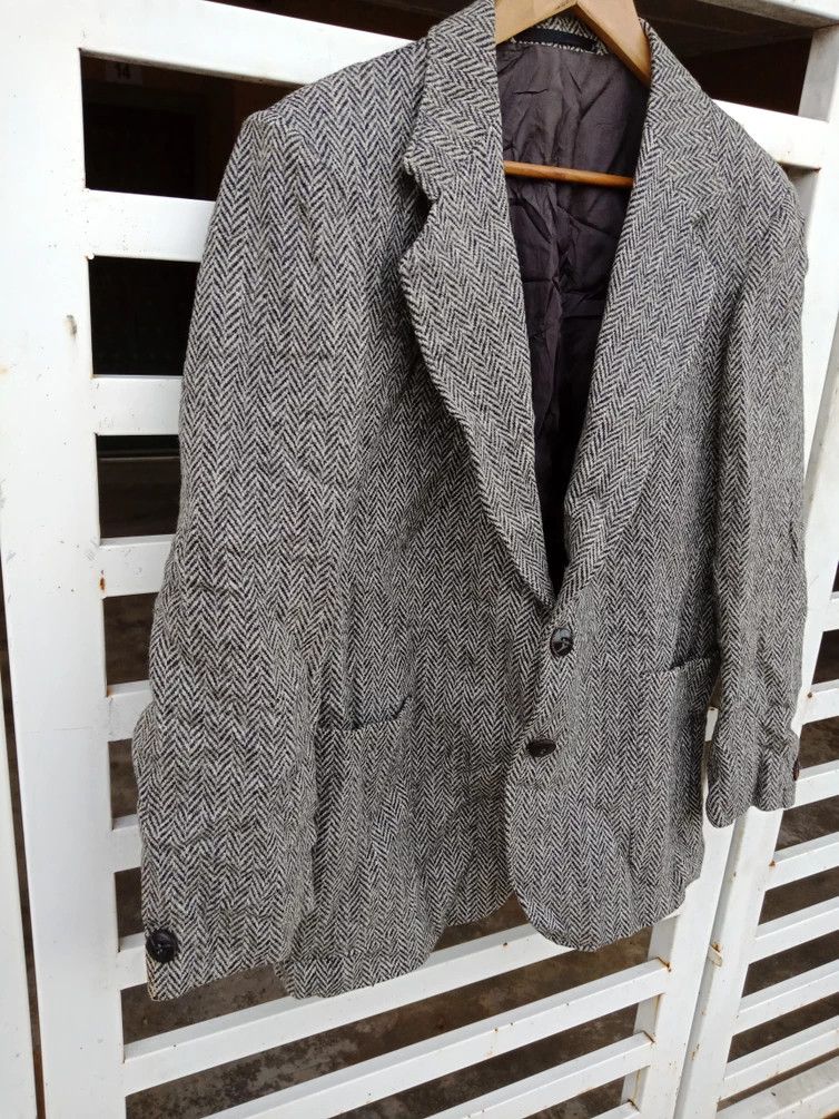 Harris Tweed Harris Tweed Gray Wool Blazer Size US M / EU 48-50 / 2 - 5 Thumbnail