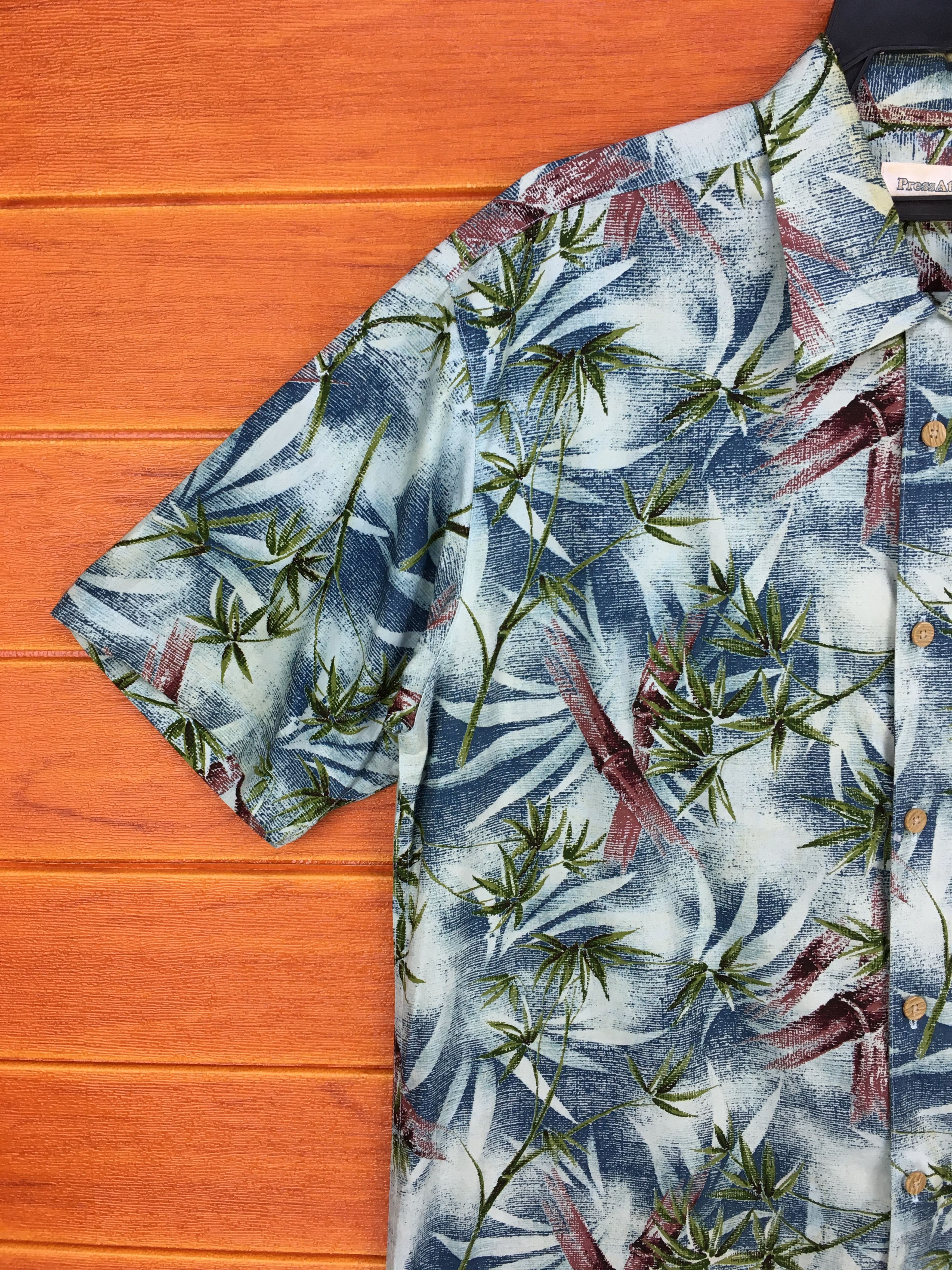 Japanese Brand Japanese Hawaiian PRESS ATTACHE Flowers Shirt Size US L / EU 52-54 / 3 - 2 Thumbnail
