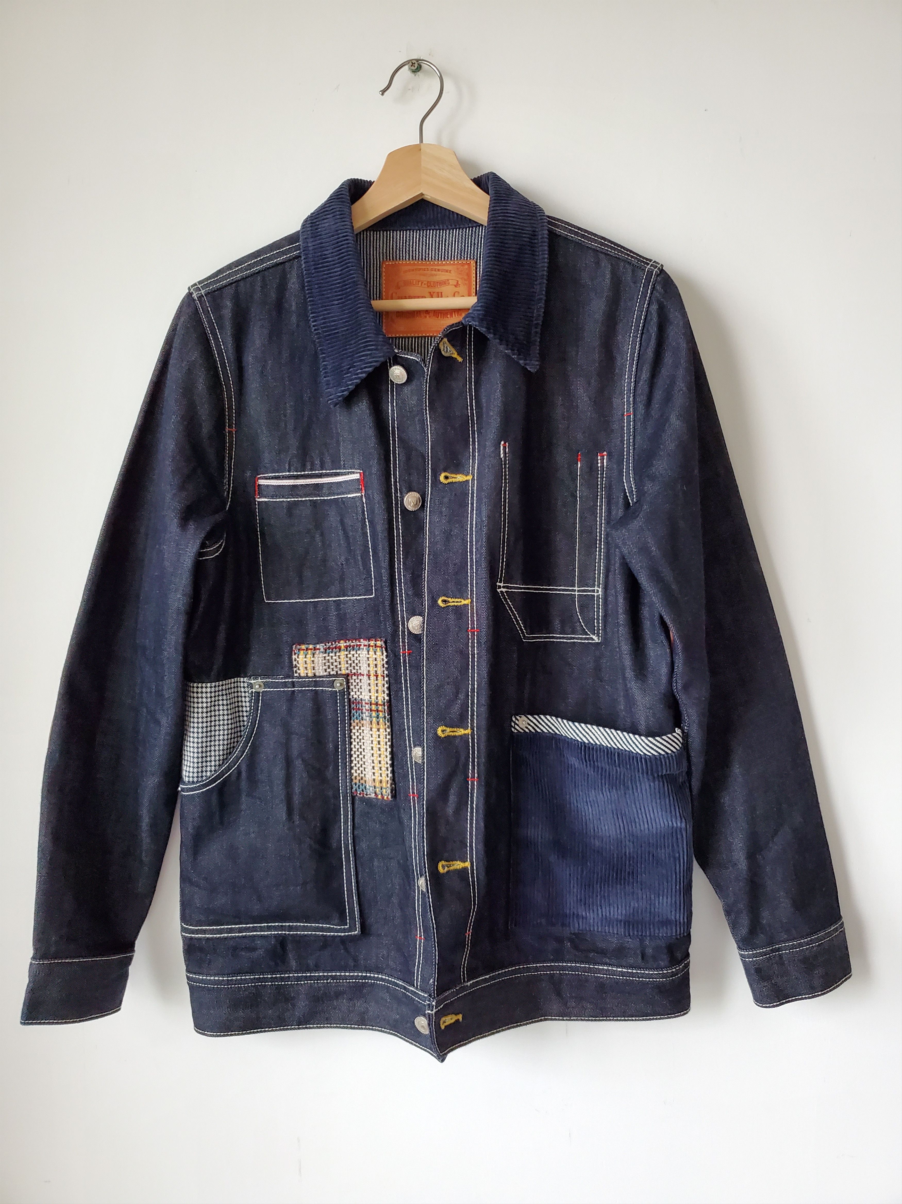 Chapter XII Denim patchwork jacket