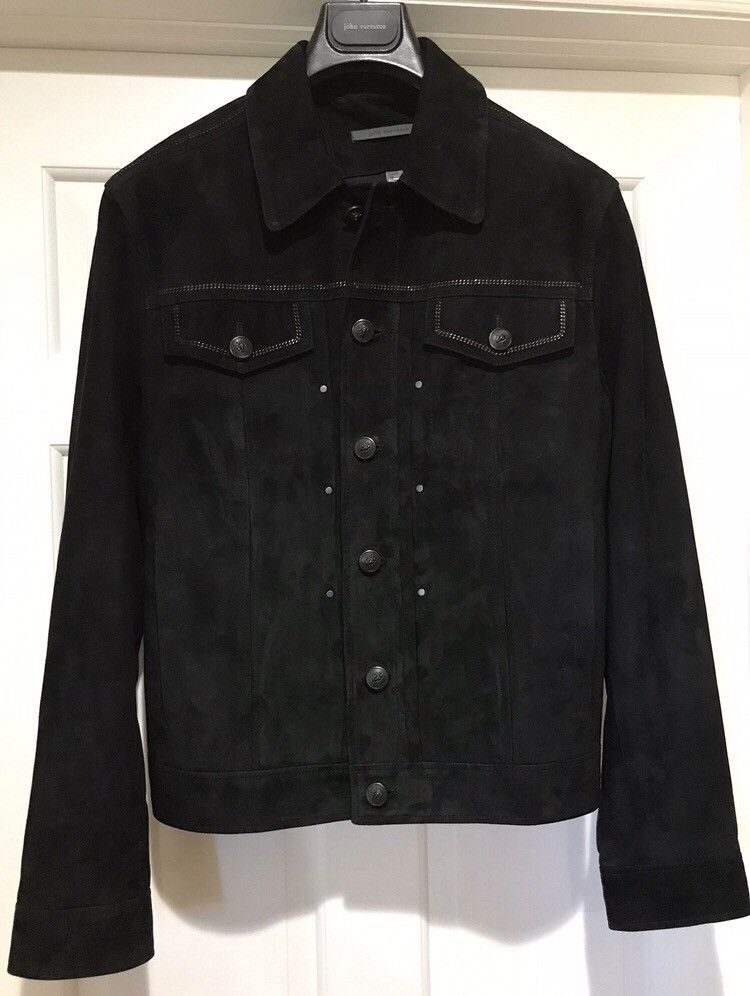John Varvatos Suede trucker jacket. 52 Size US L / EU 52-54 / 3 - 8 Thumbnail