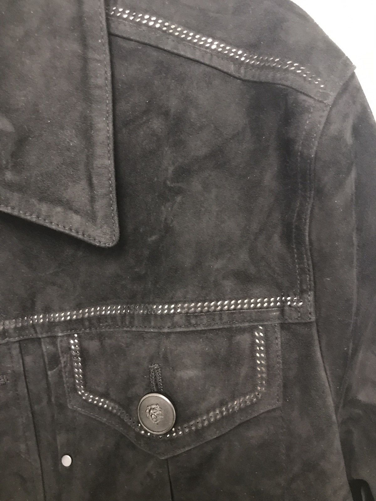 John Varvatos Suede trucker jacket. 52 Size US L / EU 52-54 / 3 - 11 Thumbnail