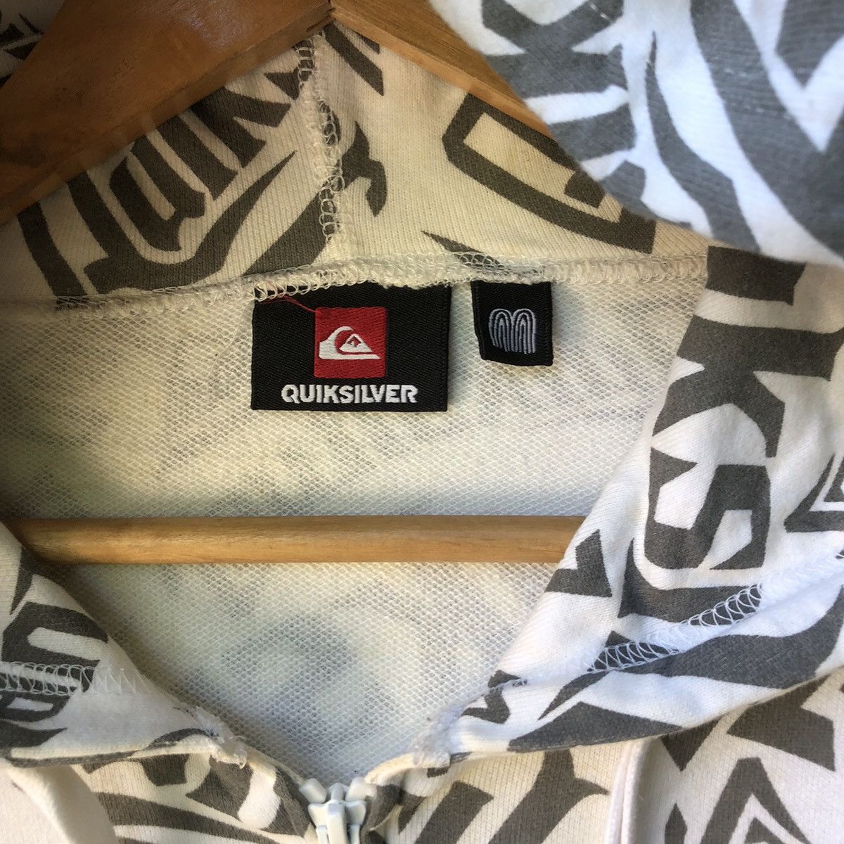 Quicksilver × Vintage Quicksilver Full Print Hoodie Size US M / EU 48-50 / 2 - 5 Thumbnail