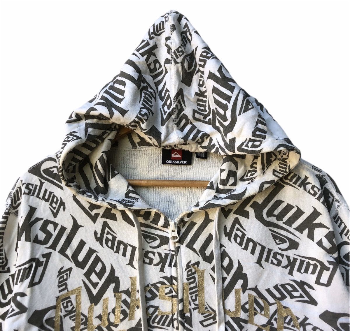 Quicksilver × Vintage Quicksilver Full Print Hoodie Size US M / EU 48-50 / 2 - 2 Thumbnail