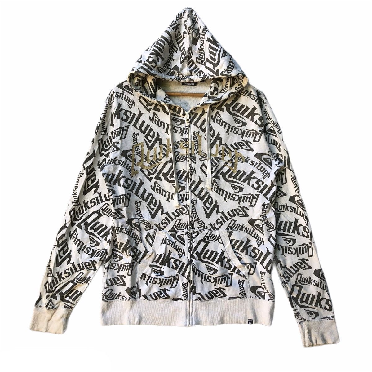 Quicksilver × Vintage Quicksilver Full Print Hoodie Size US M / EU 48-50 / 2 - 1 Thumbnail