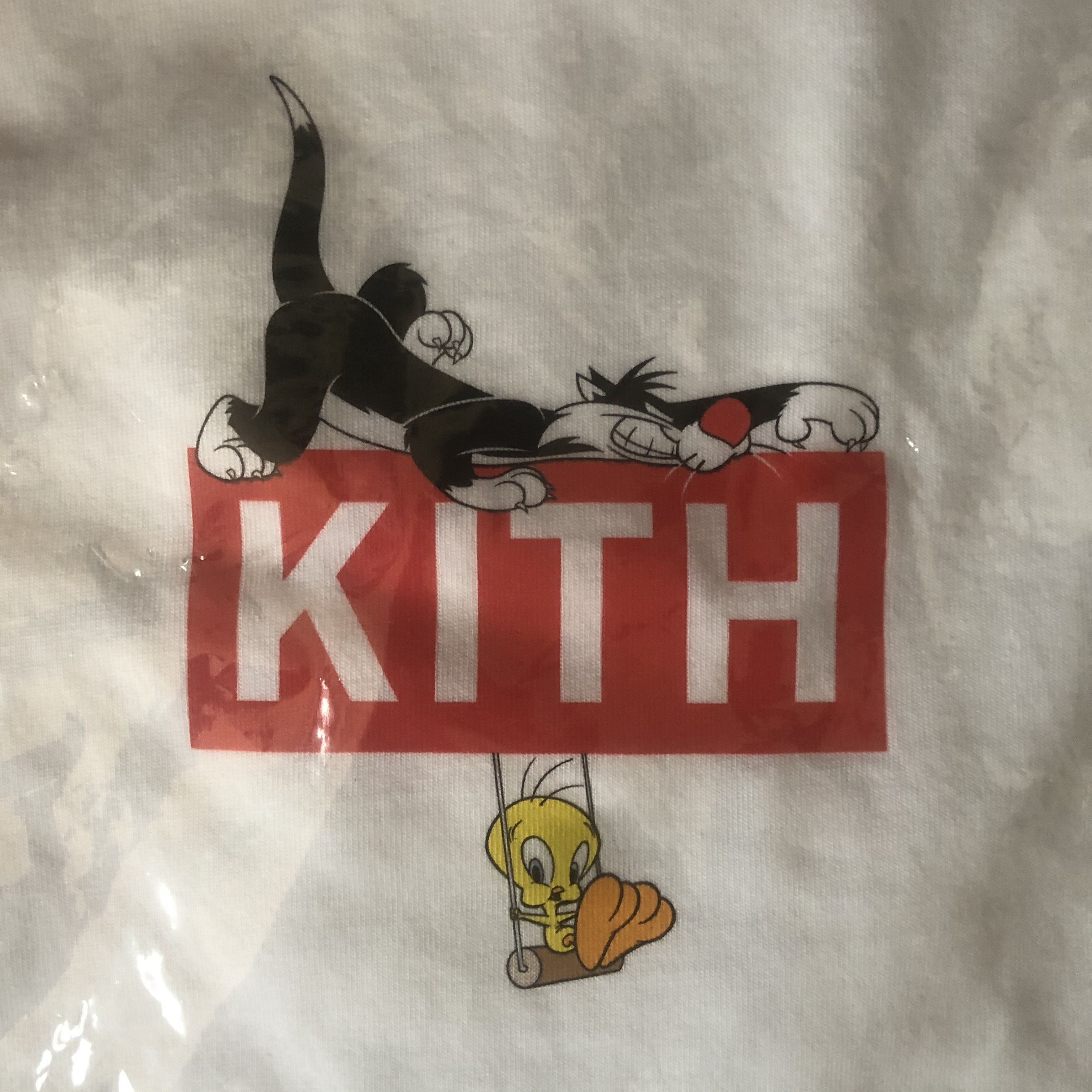 Kith KITH X LOONEY TUNES CLASSIC LOGO TEE | Grailed