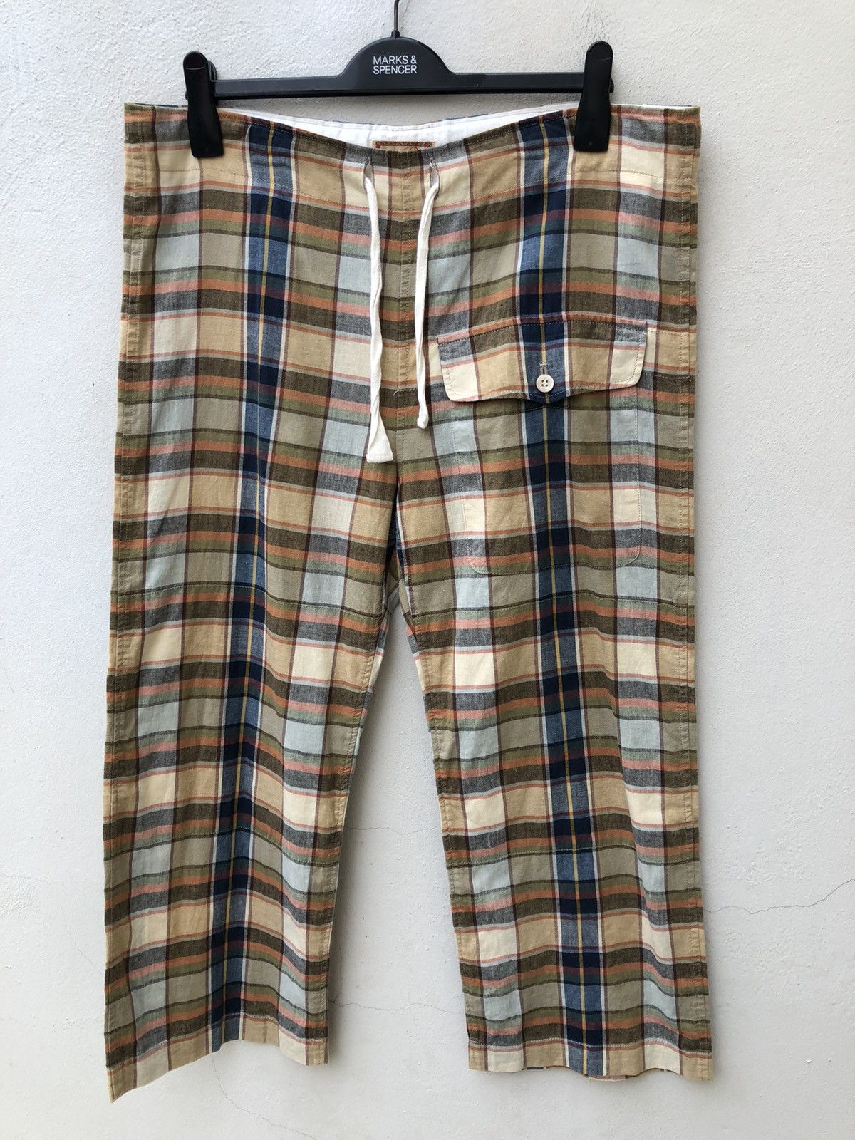 Beams Plus Beams Boy Japan Two Pocket Drawstring Waist Cropped Trouser Size US 32 / EU 48 - 1 Thumbnail