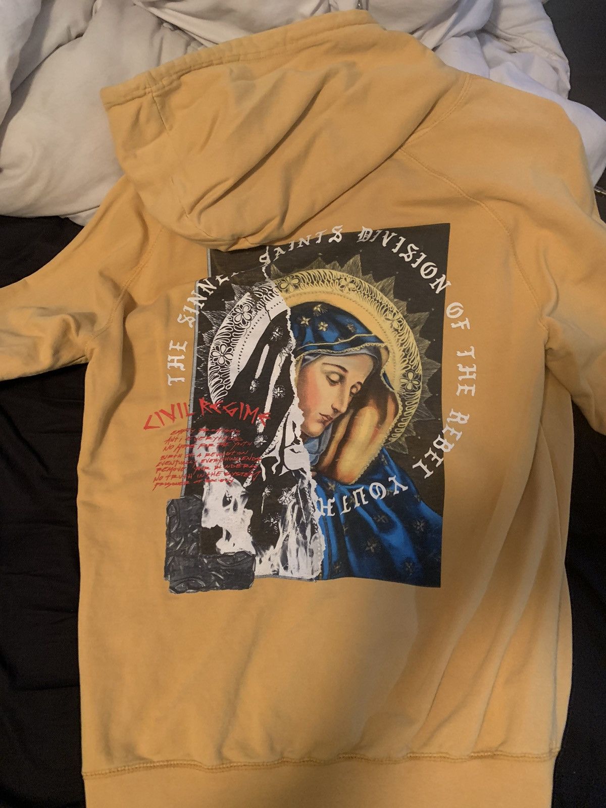 Civil Regime Civil Regime Yellow hoodie Grailed