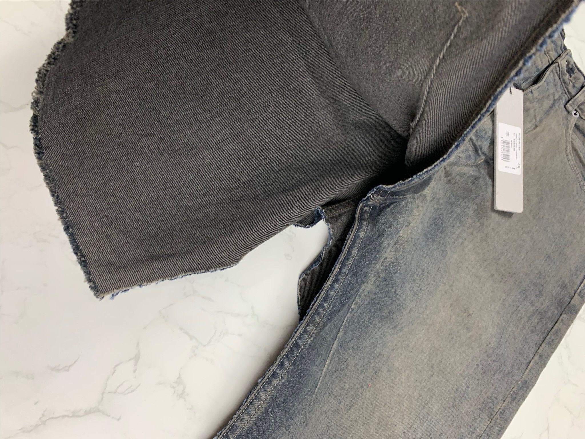 Rick Owens × Rick Owens Drkshdw Rick Owens Hustler Denim Sisyskirt Size US 30 / EU 46 - 7 Thumbnail