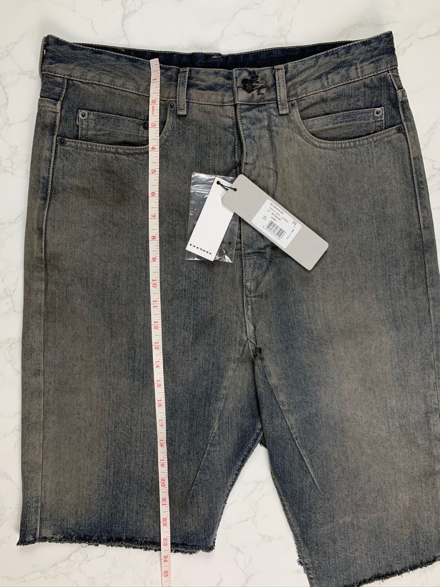 Rick Owens × Rick Owens Drkshdw Rick Owens Hustler Denim Sisyskirt Size US 30 / EU 46 - 4 Thumbnail