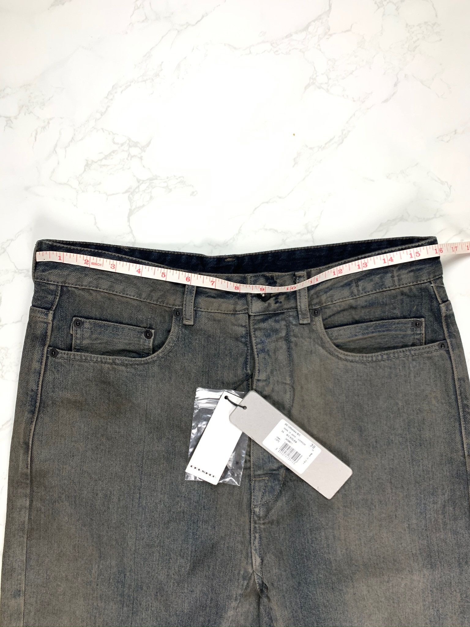 Rick Owens × Rick Owens Drkshdw Rick Owens Hustler Denim Sisyskirt Size US 30 / EU 46 - 3 Thumbnail