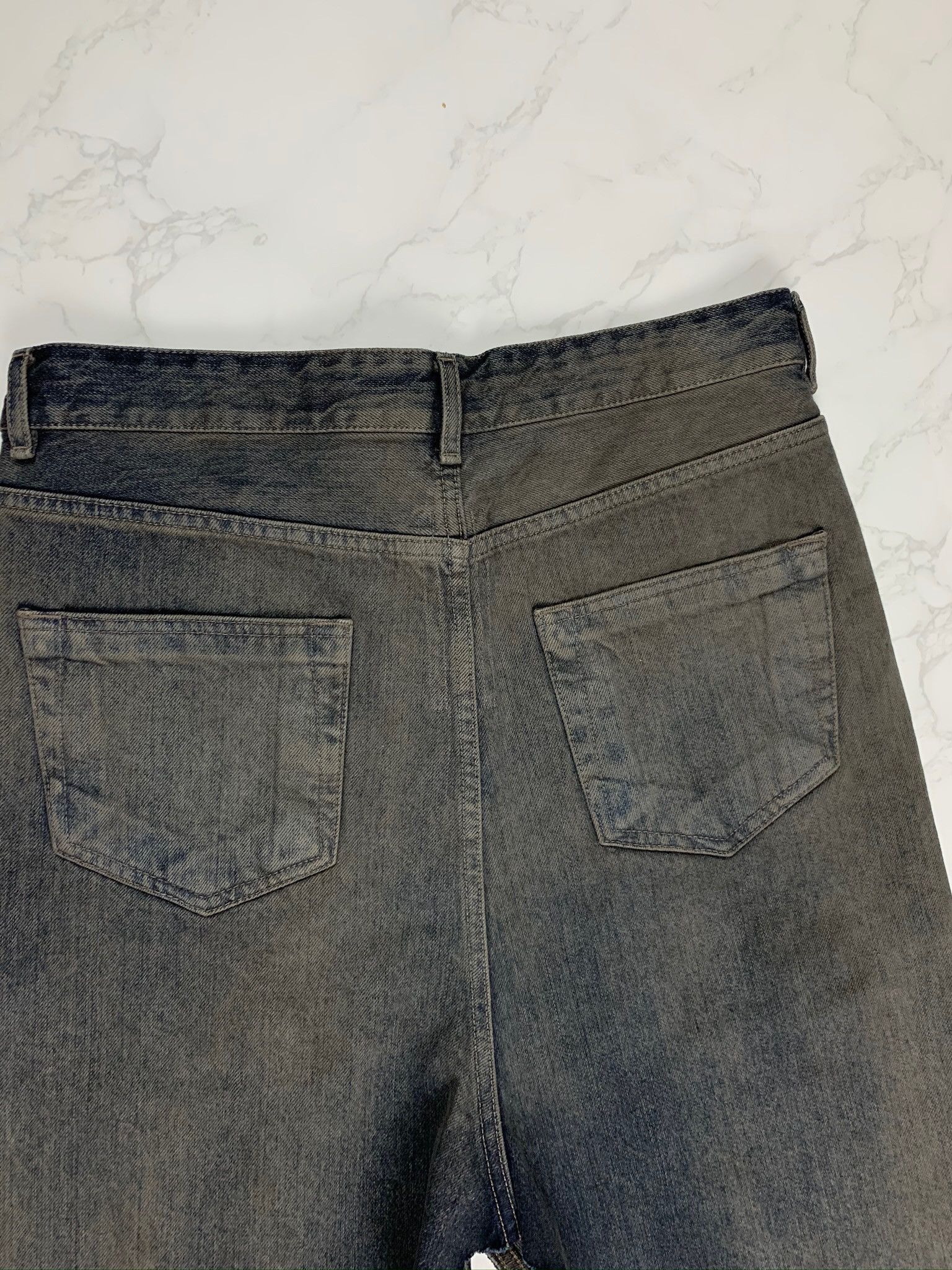 Rick Owens × Rick Owens Drkshdw Rick Owens Hustler Denim Sisyskirt Size US 30 / EU 46 - 10 Thumbnail