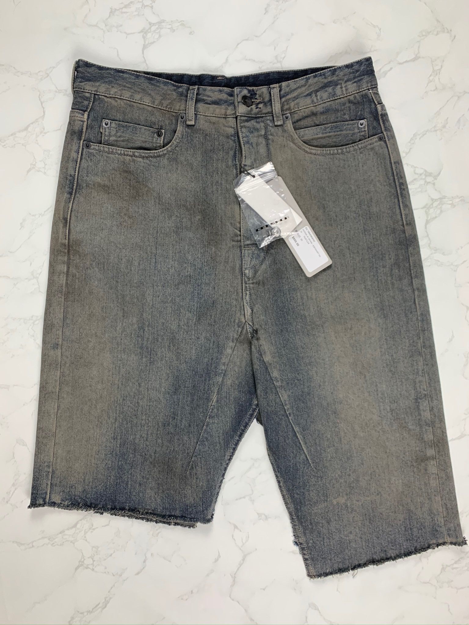 Rick Owens × Rick Owens Drkshdw Rick Owens Hustler Denim Sisyskirt Size US 30 / EU 46 - 5 Thumbnail