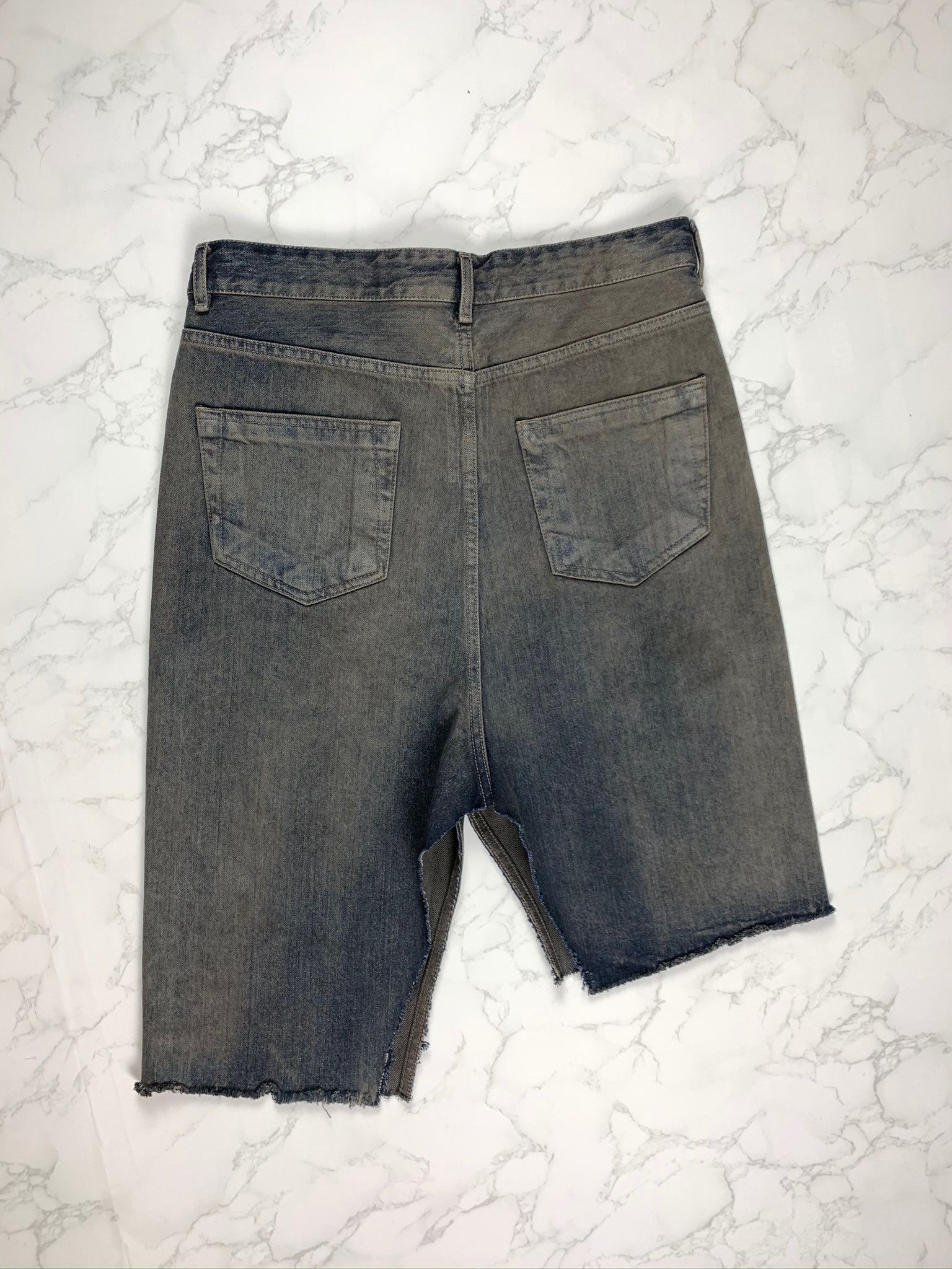 Rick Owens × Rick Owens Drkshdw Rick Owens Hustler Denim Sisyskirt Size US 30 / EU 46 - 9 Thumbnail