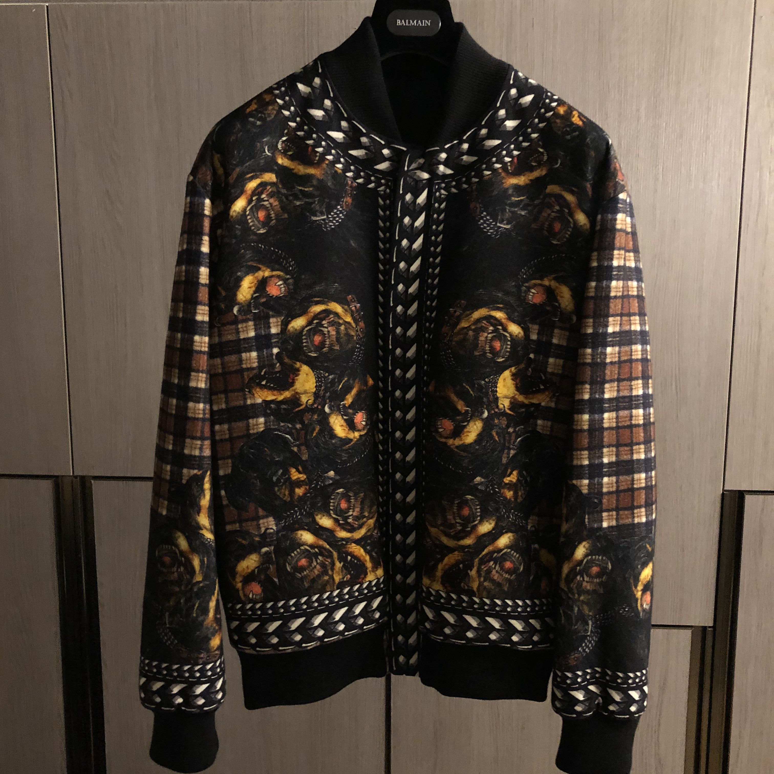 Givenchy Givenchy Rottweiler Bomber by Ricardo Tsici 11fw | Grailed