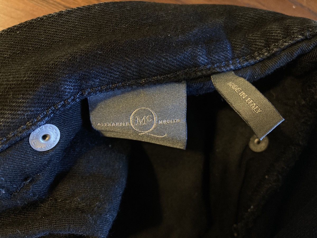 Alexander McQueen Black Denim Jeans Size US 31 - 7 Thumbnail