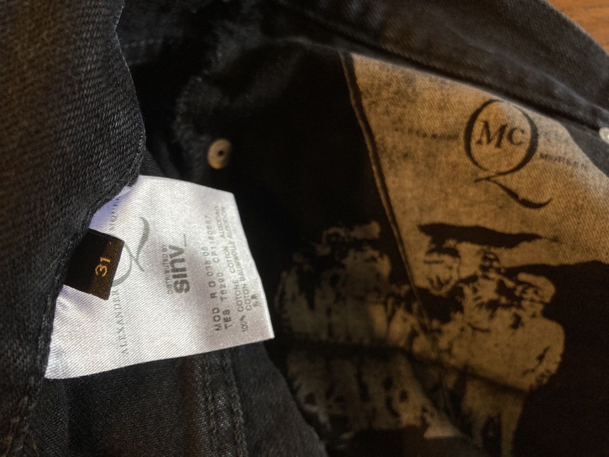 Alexander McQueen Black Denim Jeans Size US 31 - 5 Thumbnail