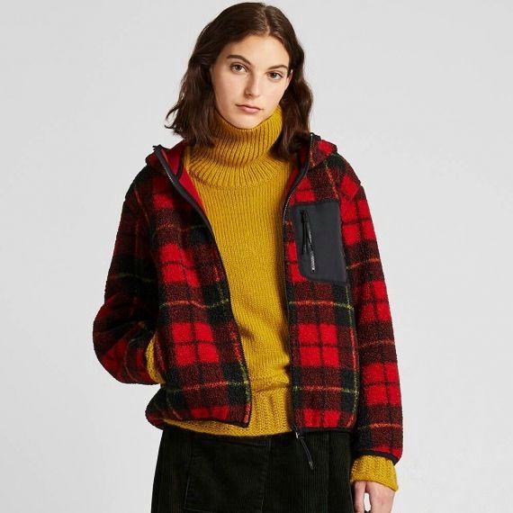JW Anderson × Uniqlo UNIQLO PILE LINED FLEECE HOODIE SWEATER 3XL OVERSIZED Size US XXL / EU 58 / 5 - 5 Thumbnail