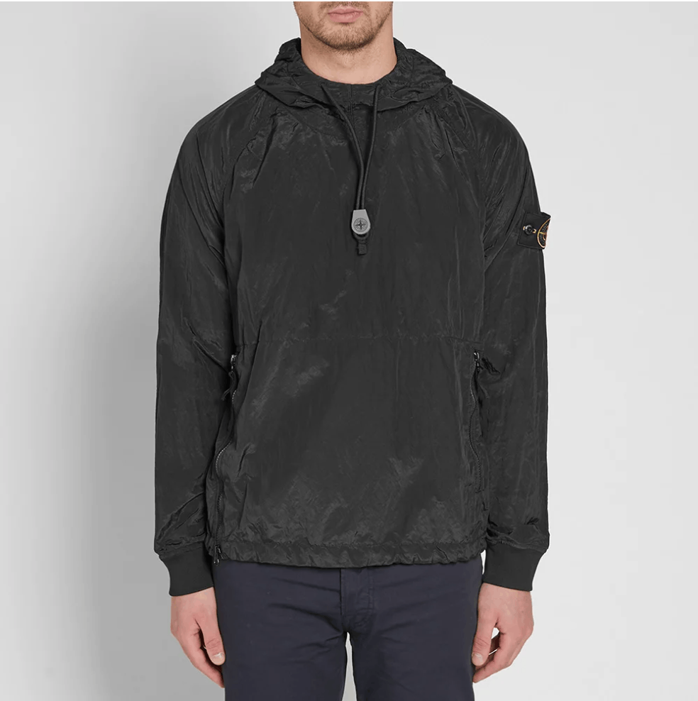 Stone island hooded smock on sale