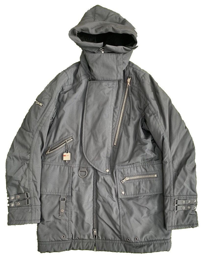 Prada 1999A/W multizip military bondage jacket