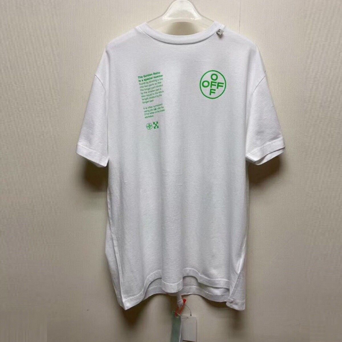 Off-White c/o Virgil Abloh Neon Arrow T-shirt in Green for Men