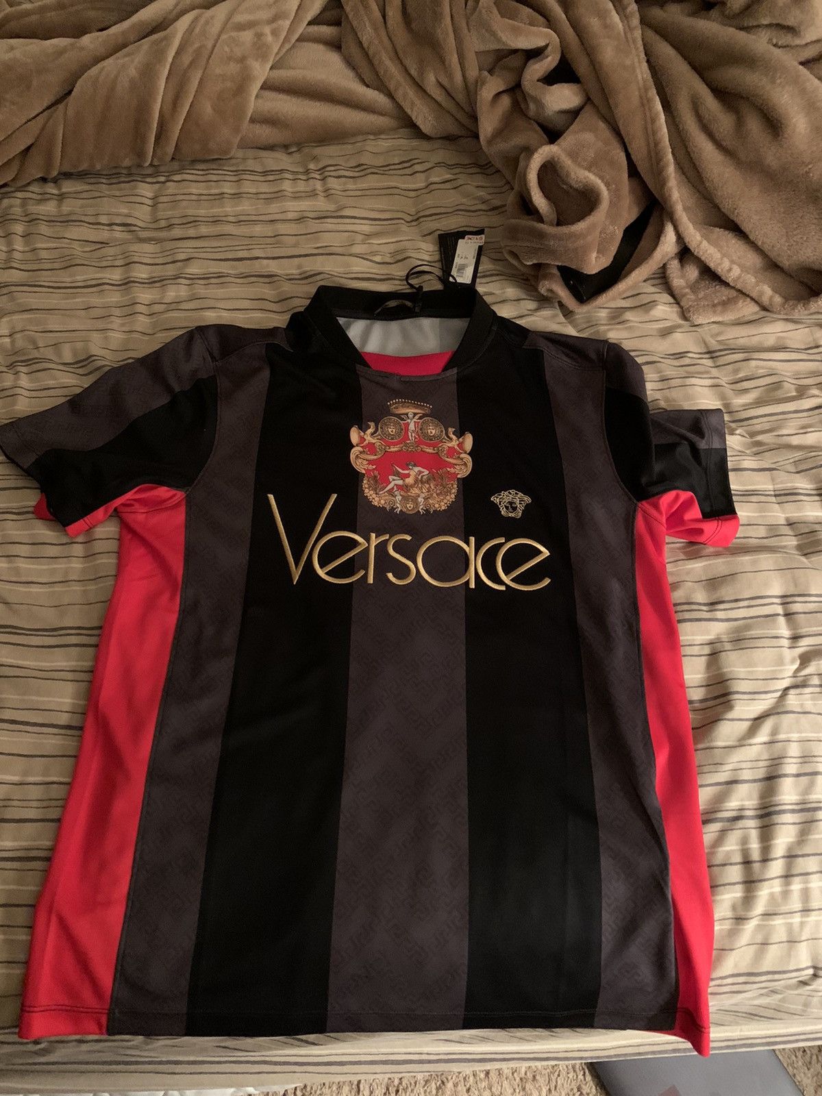 Versace Versace soccer jersey | Grailed
