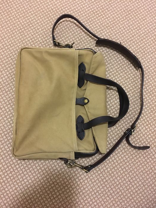 Filson Original Briefcase/Messenger Bag (Tan) Grailed