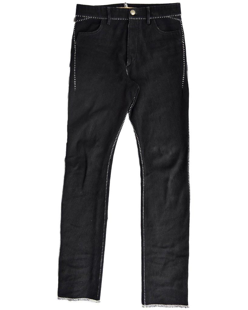 Carol Christian Poell Black Overlock Denim | Grailed