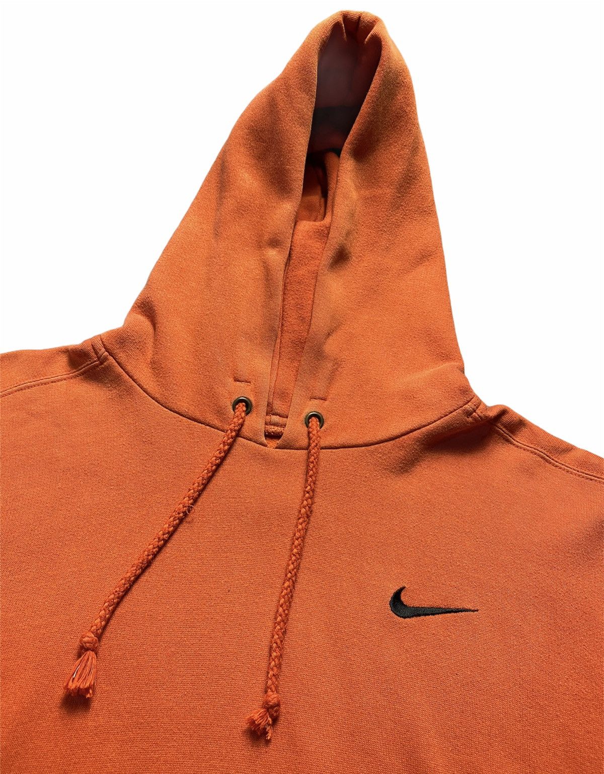 Nike Vintage Nike small swoosh orange hoodie Size US S / EU 44-46 / 1 - 4 Thumbnail