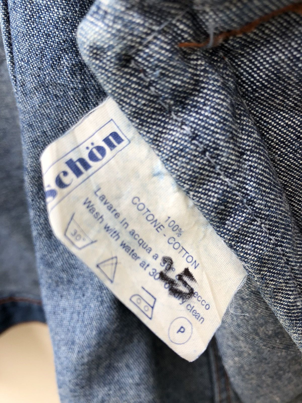 Mila Schon Vintage Mila Schon Made in Italy Denim Trucker Jacket Size US XL / EU 56 / 4 - 20 Thumbnail