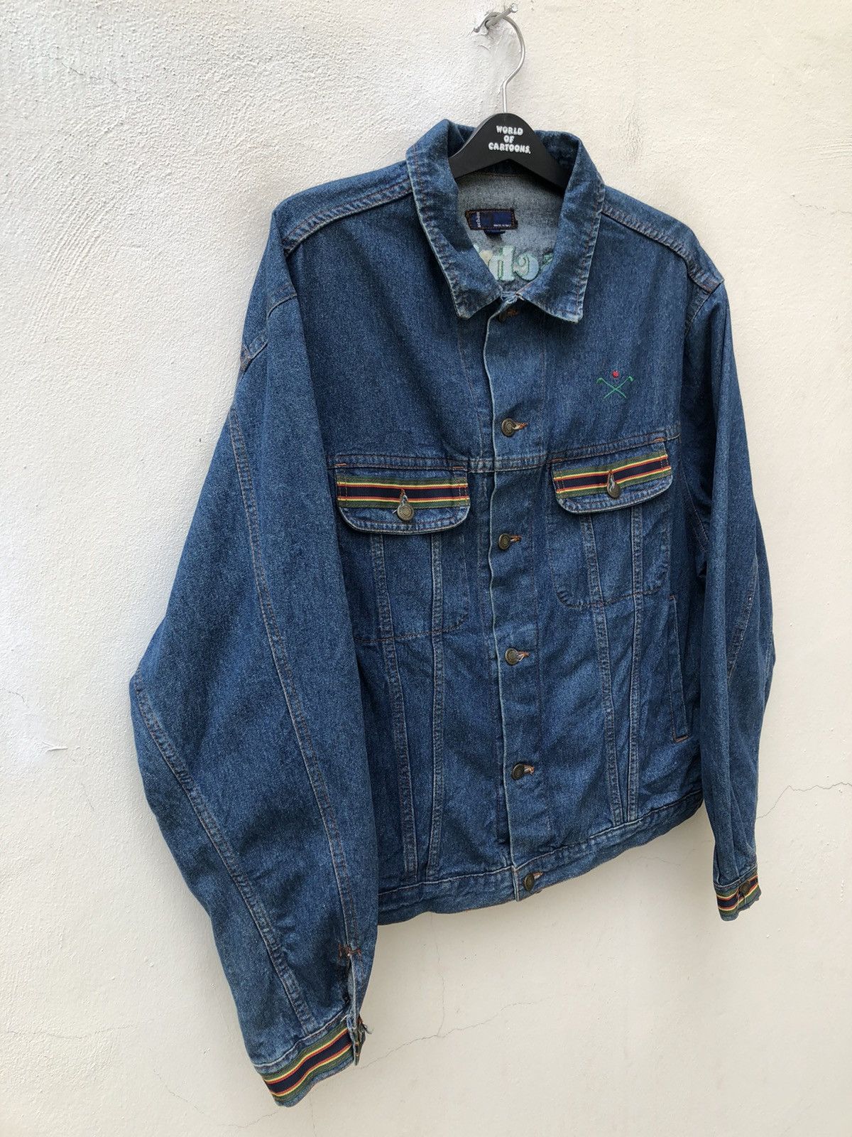 Mila Schon Vintage Mila Schon Made in Italy Denim Trucker Jacket Size US XL / EU 56 / 4 - 7 Thumbnail