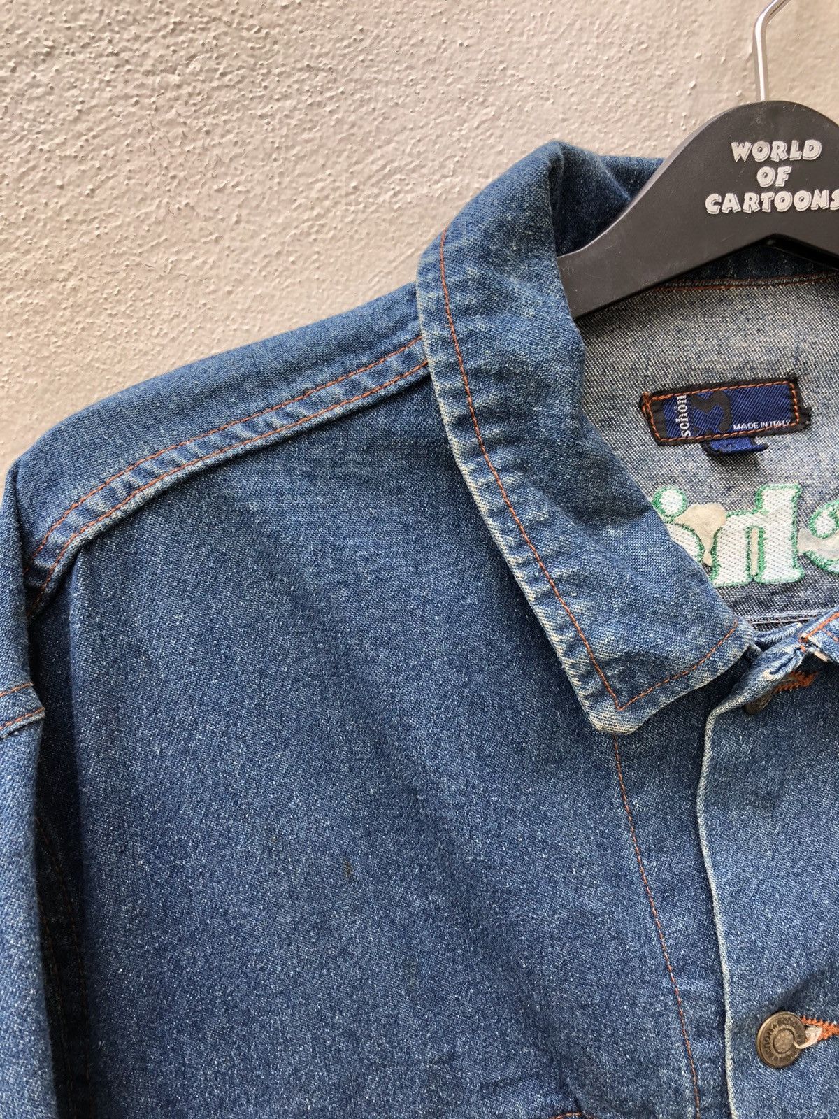 Mila Schon Vintage Mila Schon Made in Italy Denim Trucker Jacket Size US XL / EU 56 / 4 - 3 Thumbnail